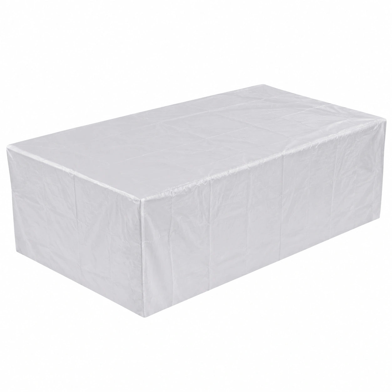 Wasserdichte Abdeckung für Gartenmöbel, 90x90x90cm, Silber, Schutzhülle für Rattanmöbel, Tische und Stühle