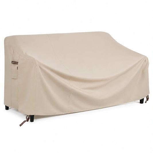 Wasserdichte Schutzhülle für Gartenmöbel, passend für Sofas und Lounges, beige