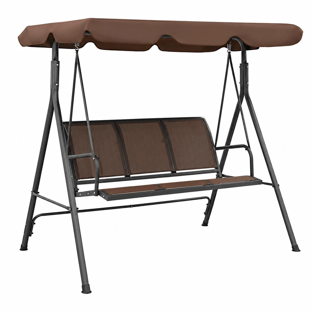 Garten-Hollywoodschaukel mit Kaffeebaldachin und Dekoration Modell 41422