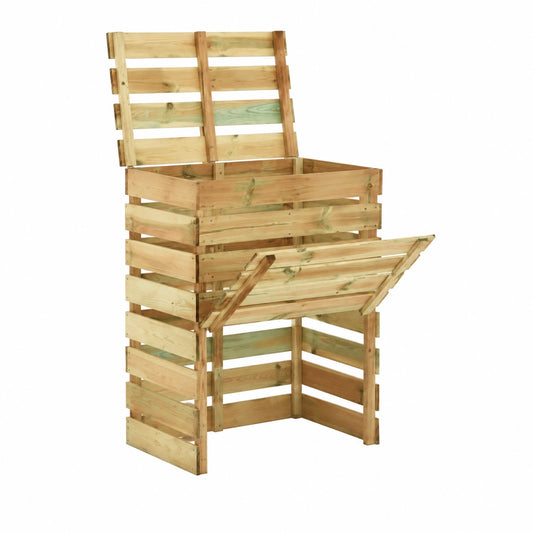 Gartenkomposter Set, 3er-Pack, imprägnierte Kiefer, 80x50x100 cm, Dekorative Möbel für Innen und Außen