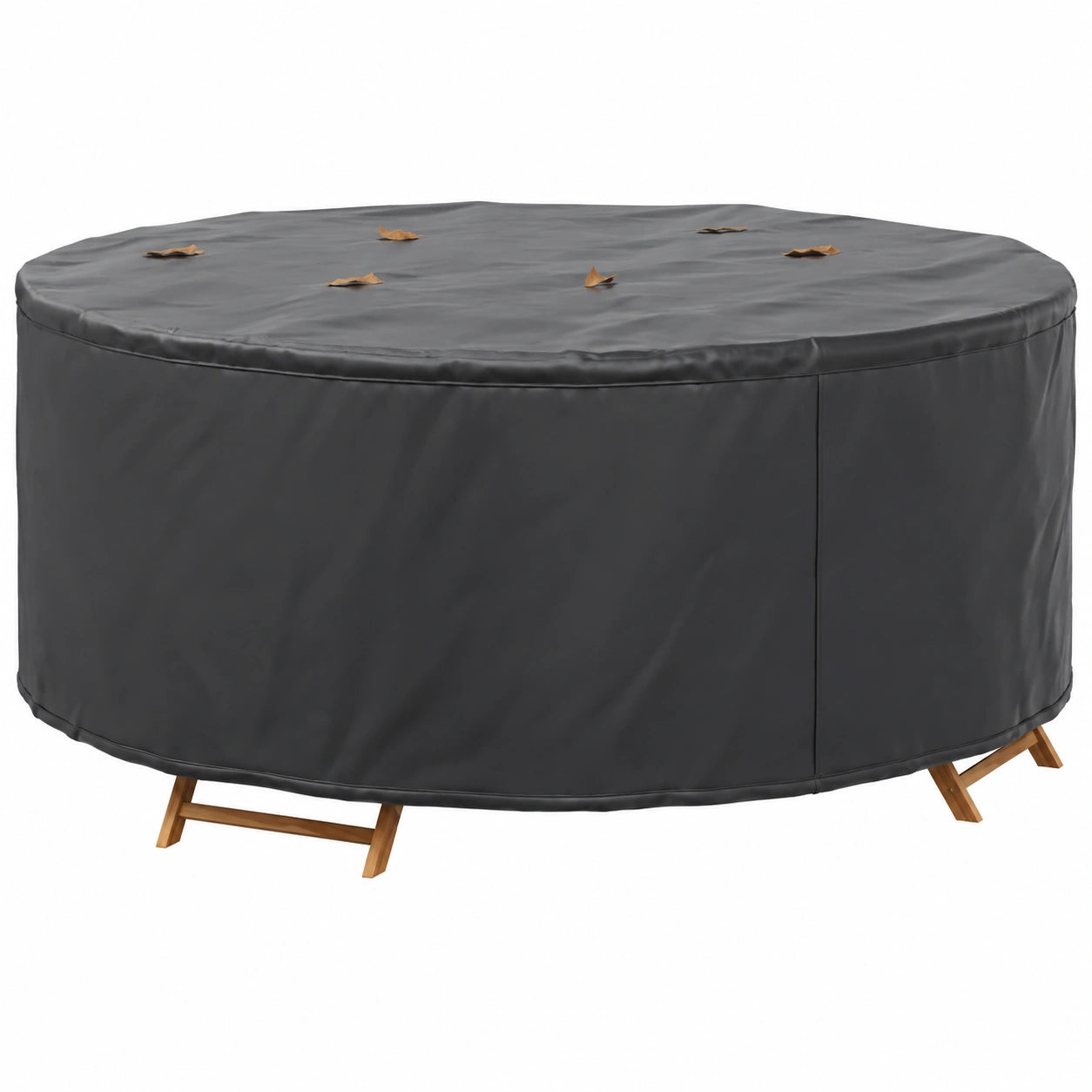 Wasserdichte Abdeckung für Gartenmöbel, Schwarz, 200 x 200 x 71 cm, Robustes 420D-Gewebe
