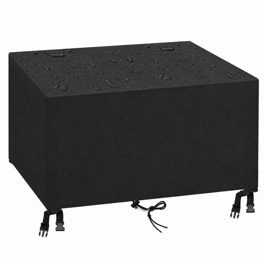 Langlebige wasserdichte Abdeckung für Gartenmöbel 110x110x80 cm, reißfest und UV-beständig, ideal für Rattanmöbel